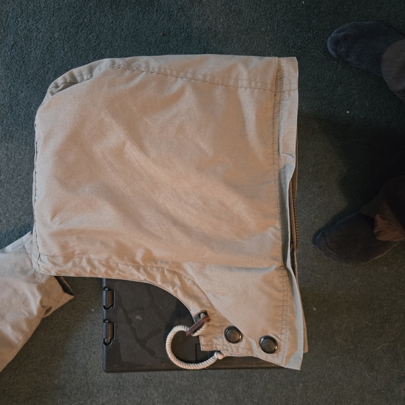 London fog, large, winter coat, tan, goose down - Picture 10 of 11